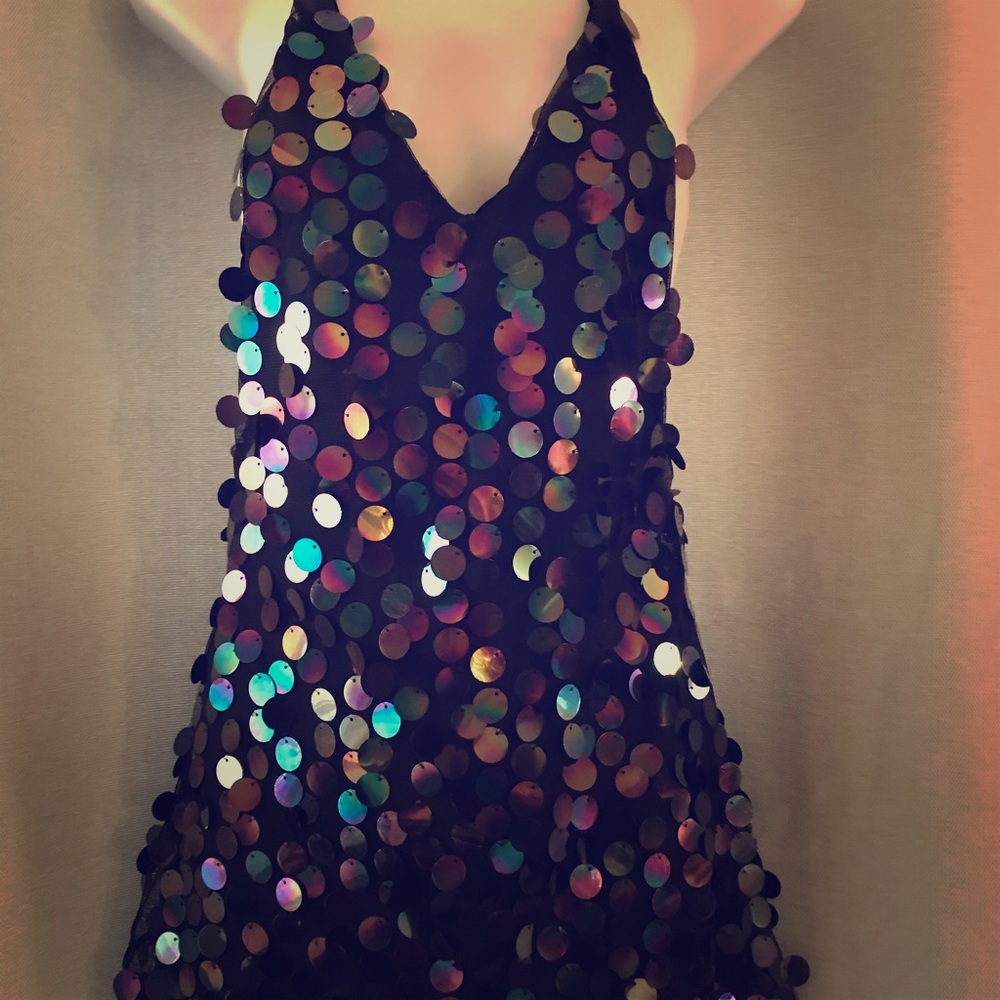 Sequin mini dress